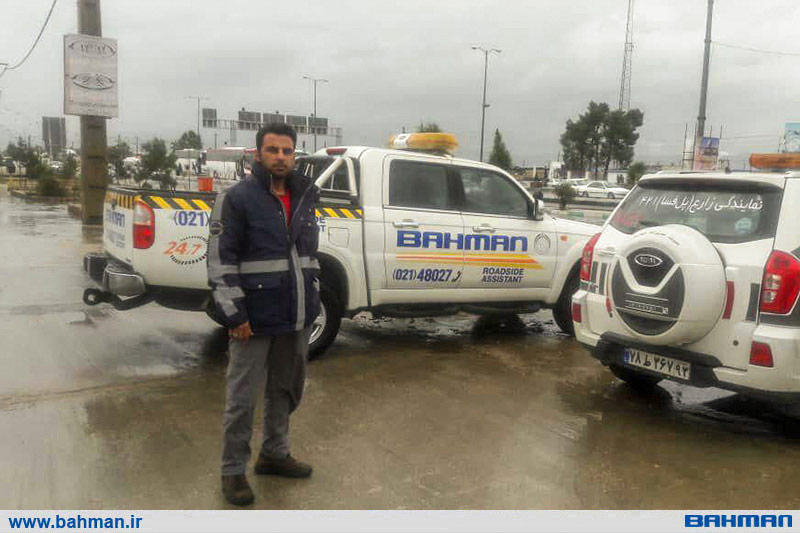 خدمات و تسهیلات ویژه گروه بهمن به خودروهای آسیب دیده در اثر سیل در استان گلستان و شهر شیراز